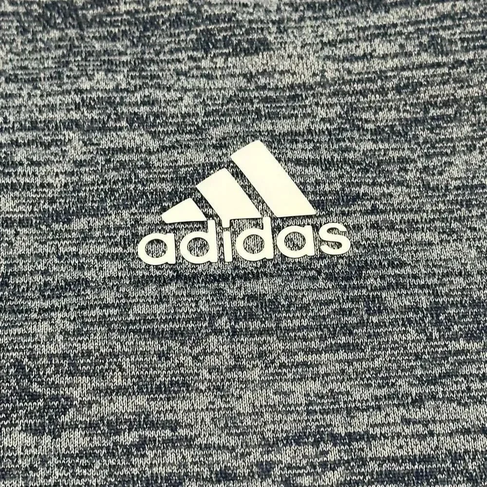 Adidas Golf Long Sleeve Quarter Zip Shirt Blue and Gray | Men Size Large